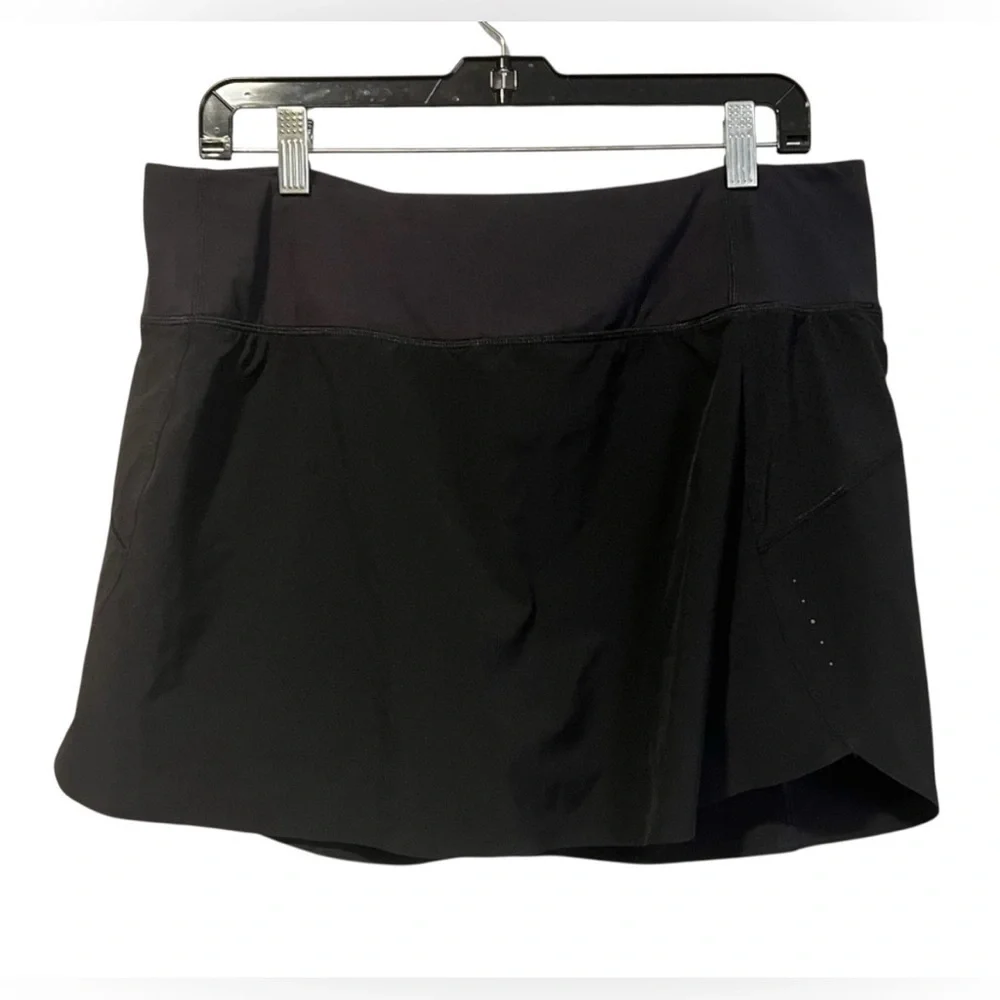 Athleta Women's Black Run With It Skort Sz XL Tennis Athleisure - Picture 2 of 9